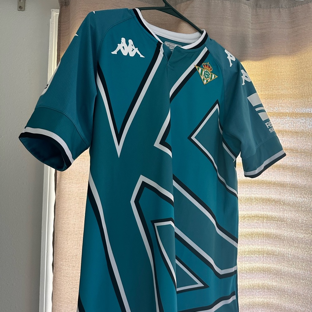 2020-21 Real Betis Fourth Shirt by Kappa size medium, like new condition